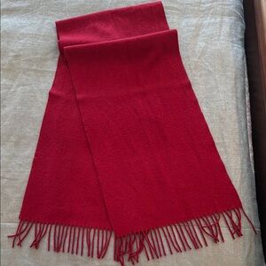 Cashmere Red Scarf